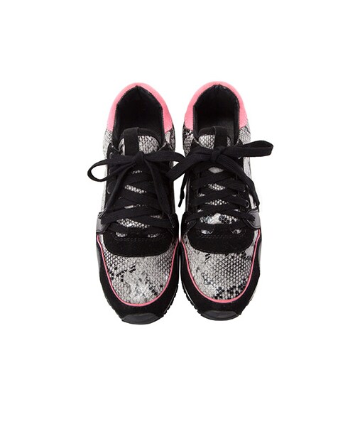 gracegift（グレースギフト）の「時髦異材質拼接內增高休閒鞋（シューズ・レディース・銀灰/黑(他料)/黑・35/36/37/38/39/40/41）」の14枚目の写真