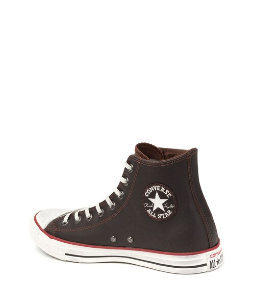 CONVERSE ALL STAR（コンバースオールスター）の「Chaussures Converse All Star Chuck Taylor All Star Side Zip Leather Hi Chuck Taylor As Side Hi Marron 308750（その他・Marron・Taille 36 (FR)/Taille 37 (FR)/Taille 38 (FR)）」の3枚目の写真