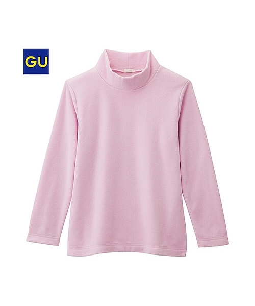 GU（ジーユー）の「（GU）フリースハイネックT（長袖）（KIDS ⁄ GIRLS 