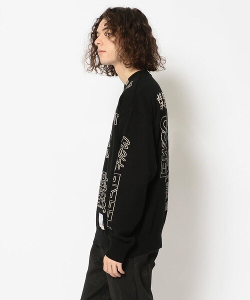 MIHARAYASUHIRO（ミハラヤスヒロ）の「Maison MIHARAYASUHIRO/ メゾン ミハラヤスヒロ/JACQUARD KNIT PULLOVER（トップス・メンズ・BLACK/BLUE・48）」の4枚目の写真