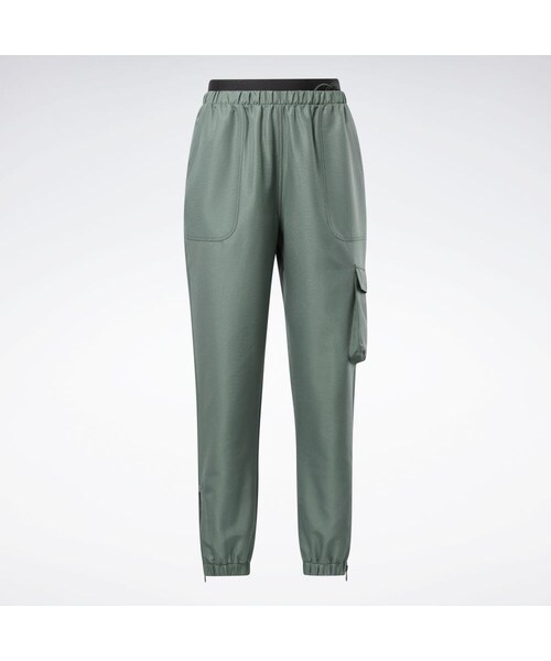 Reebok（リーボック）の「カーディ・B パンツ / Cardi B Pants（パンツ・ハンターグリーン(H59321)/ブラック(HA2708)/サンディーローズ(HD4768)・S/M/L）」の5枚目の写真