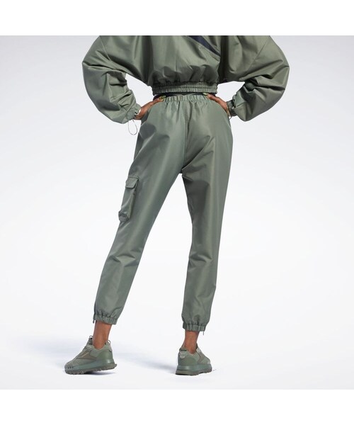 Reebok（リーボック）の「カーディ・B パンツ / Cardi B Pants（パンツ・ハンターグリーン(H59321)/ブラック(HA2708)/サンディーローズ(HD4768)・S/M/L）」の4枚目の写真