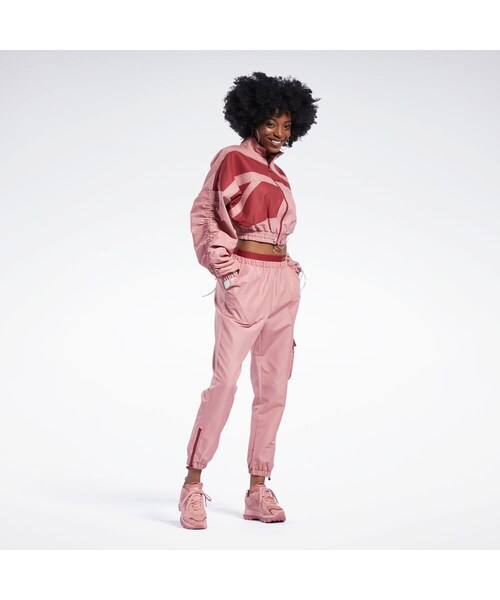 Reebok（リーボック）の「カーディ・B パンツ / Cardi B Pants（パンツ・ハンターグリーン(H59321)/ブラック(HA2708)/サンディーローズ(HD4768)・S/M/L）」の19枚目の写真