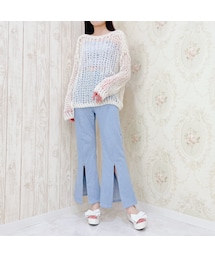 lilLilly | スカラップデニムパンツ【2022S/S】(パンツ)