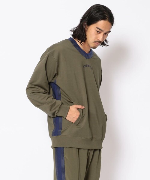 【WEB限定】トラック Vネック プルオーバー/TRACK PULL OVER SHIRT