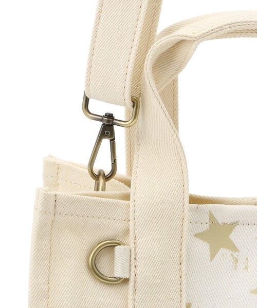 AVIREX（アヴィレックス）の「【直営店限定】デニム スター トートバッグ/DENIM STAR TOTE BAG（バッグ・OFF/WHITE/W/USED・F）」の7枚目の写真