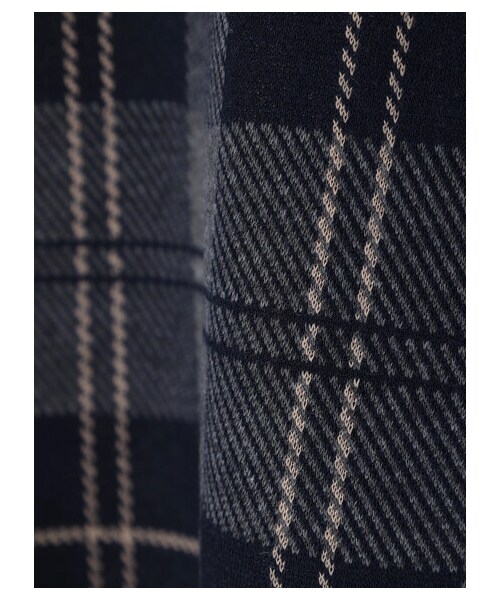 Green　Parks（グリーンパークス）の「・SUGAR SPOON リブキリカエチェックワンピース（ワンピース/ドレス・アイボリー/ピンク/ネイビー・F）」の9枚目の写真