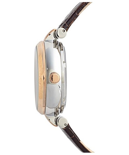 Kenneth Cole（ケネスコール）の「Kenneth Cole New York Automatic Leather Strap Watch, 32mm（アナログ腕時計・レディース・Brown）」の4枚目の写真
