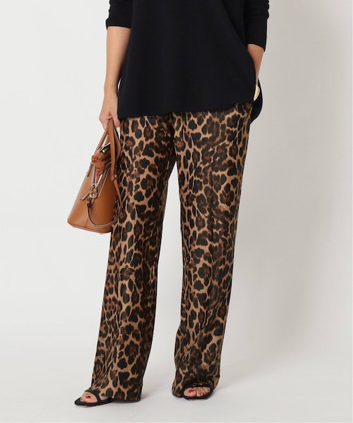 Deuxieme Classe（ドゥーズィエムクラス）の「追加 leopard easy パンツ（パンツ・ブラウン B/(022)/36/在庫あり/38）」の20枚目の写真