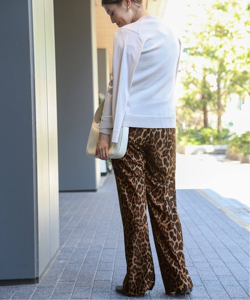 Deuxieme Classe（ドゥーズィエムクラス）の「追加 leopard easy パンツ（パンツ・ブラウン B/(022)/36/在庫あり/38）」の14枚目の写真