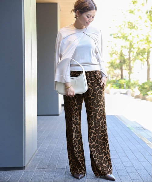 Deuxieme Classe（ドゥーズィエムクラス）の「追加 leopard easy パンツ（パンツ・ブラウン B/(022)/36/在庫あり/38）」の13枚目の写真