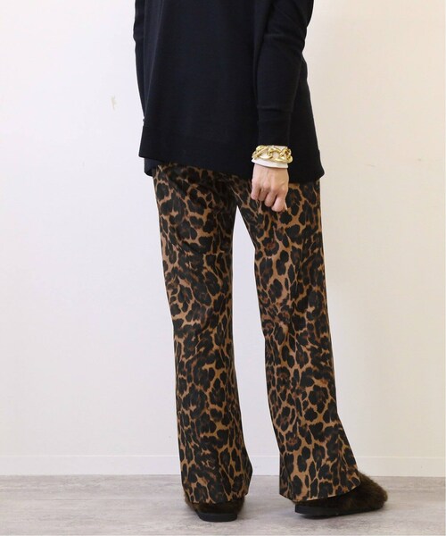 Deuxieme Classe（ドゥーズィエムクラス）の「追加 leopard easy パンツ（パンツ・ブラウン B/(022)/36/在庫あり/38）」の17枚目の写真