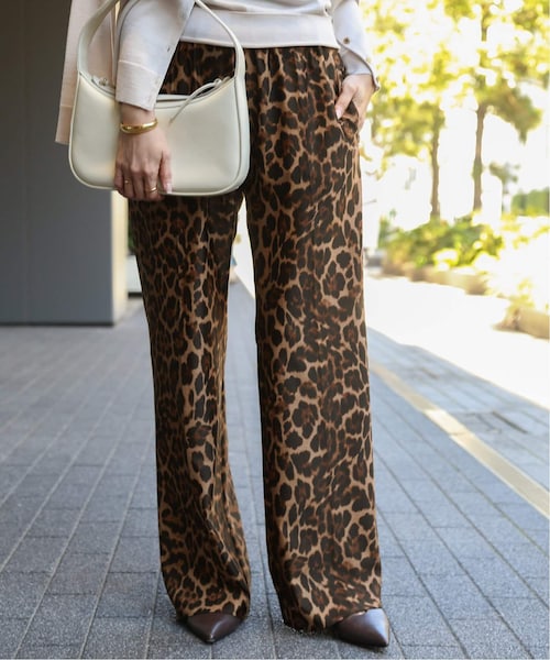 Deuxieme Classe（ドゥーズィエムクラス）の「追加 leopard easy パンツ（パンツ・ブラウン B/(022)/36/在庫あり/38）」の11枚目の写真