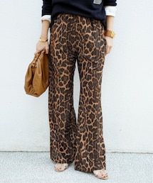 Deuxieme Classe | 追加 leopard easy パンツ(パンツ)