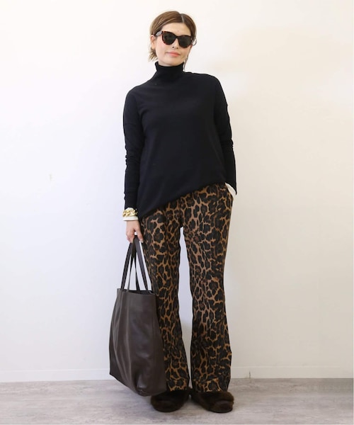Deuxieme Classe（ドゥーズィエムクラス）の「追加 leopard easy パンツ（パンツ・ブラウン B/(022)/36/在庫あり/38）」の18枚目の写真