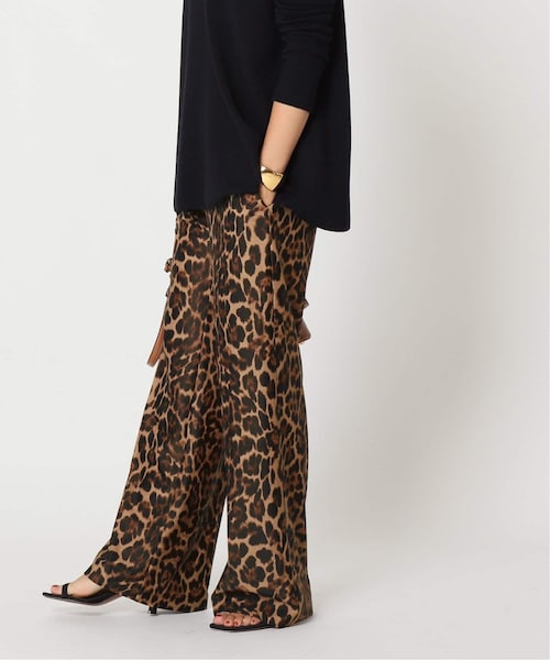 Deuxieme Classe（ドゥーズィエムクラス）の「追加 leopard easy パンツ（パンツ・ブラウン B/(022)/36/在庫あり/38）」の21枚目の写真
