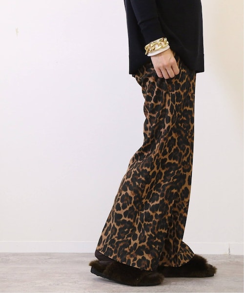 Deuxieme Classe（ドゥーズィエムクラス）の「追加 leopard easy パンツ（パンツ・ブラウン B/(022)/36/在庫あり/38）」の16枚目の写真