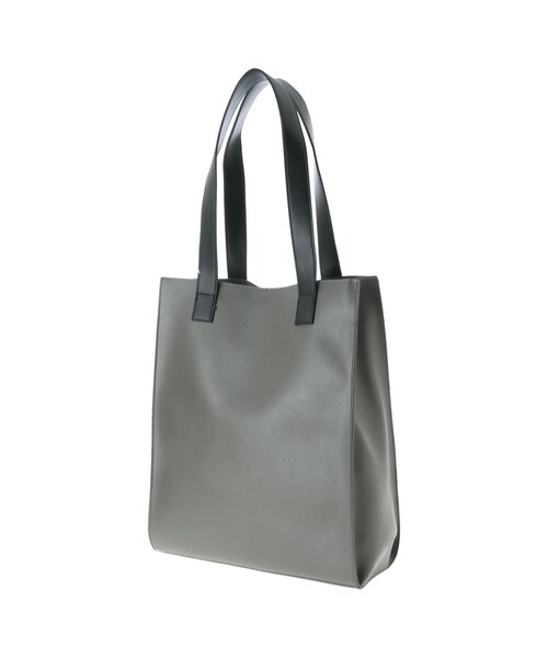 koe(コエ)の「フロントポケットスクエアトート(その他・アイボリー/チャコールグレー/グレーベージュ・F)」の10枚目の写真