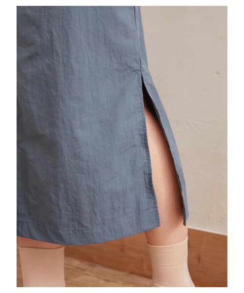 Green　Parks（グリーンパークス）の「【予約】armonia.衿付き前ボタンワンピース（ワンピース/ドレス・オフホワイト/サックスブルー/ブルー・F）」の9枚目の写真