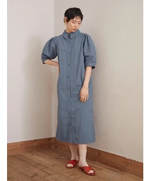 Green　Parks | 【予約】armonia.衿付き前ボタンワンピース(ワンピース/ドレス)