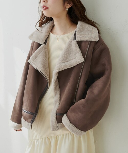 HYKE】ボアプルオーバー