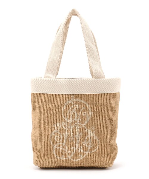 BEARDSLEY（ビアズリー）の「《予約》《ANNE BECKER / アンヌベッカー》小トートバッグ（トートバッグ・レディース・ピンク/グリーン/ホワイト/ブラック・FREE）」の3枚目の写真