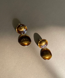 RIVE DROITE | 予約【ヴィンテージライクなムード漂う】メタルモチーフイヤリング(イヤリング)