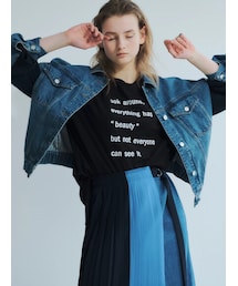 YECCA VECCA | ラウンドヘムロゴプリントTee(トップス)