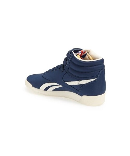 Reebok（リーボック）の「Reebok 'Freestyle Hi - Vintage' Sneaker (Women)（スニーカー・レディース・Blue Peak/ Sandtrap/ Chalk・7.5 M）」の4枚目の写真