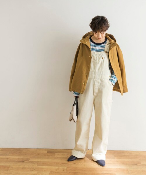 URBAN RESEARCH(アーバンリサーチ)の「羅緞尼龍連帽外套(ジャケット/アウター・レディース・炭灰色/駝色・FREE)」の17枚目の写真