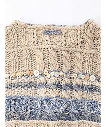 45R ハンドニットのボレロ(インディゴ) 45Rハンドニットのボレロ（インディゴ）: WOMEN｜45R