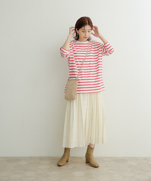 URBAN RESEARCH DOORS(アーバンリサーチドアーズ)の「ボーダーワイドプルオーバー(その他・レディース・RED/ROYAL BLUE/BLACK・1)」の13枚目の写真