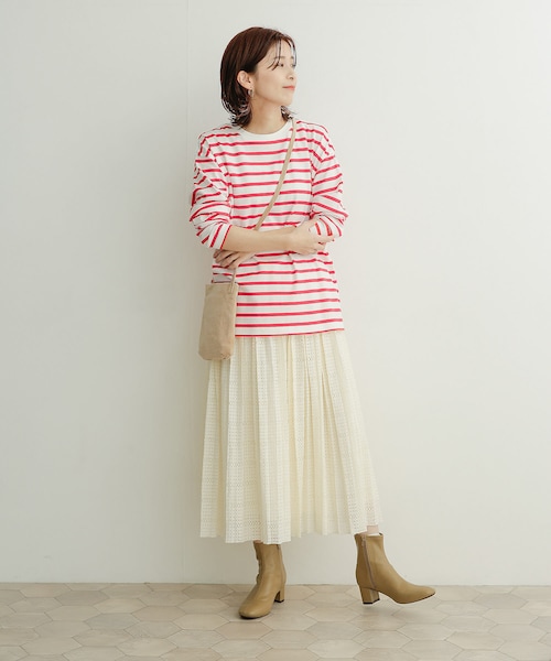 URBAN RESEARCH DOORS(アーバンリサーチドアーズ)の「ボーダーワイドプルオーバー(その他・レディース・RED/ROYAL BLUE/BLACK・1)」の11枚目の写真
