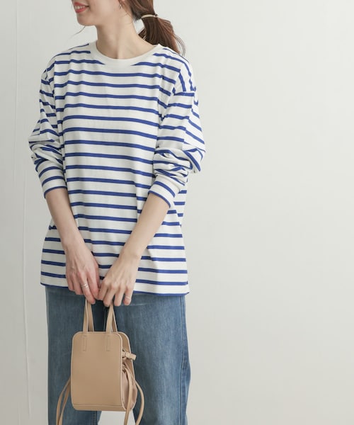 URBAN RESEARCH DOORS(アーバンリサーチドアーズ)の「ボーダーワイドプルオーバー(その他・レディース・RED/ROYAL BLUE/BLACK・1)」の21枚目の写真