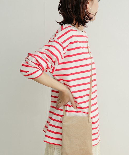 URBAN RESEARCH DOORS(アーバンリサーチドアーズ)の「ボーダーワイドプルオーバー(その他・レディース・RED/ROYAL BLUE/BLACK・1)」の8枚目の写真
