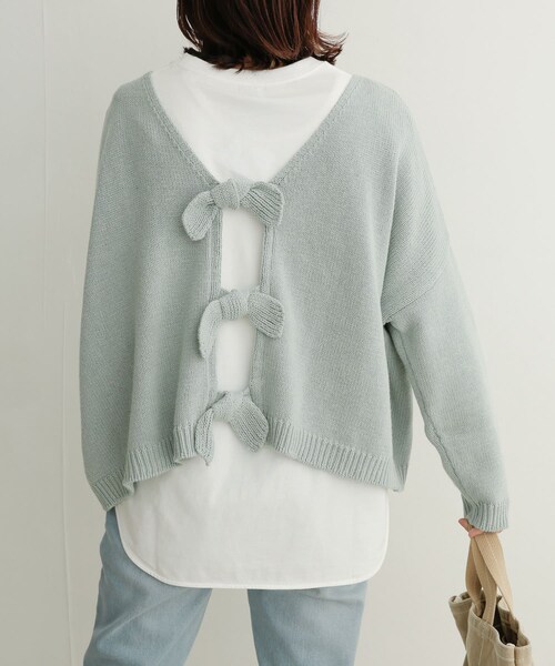 URBAN RESEARCH DOORS(アーバンリサーチドアーズ)の「コットンラウンドヘムチュニックTシャツ(その他・レディース・OFF・1)」の4枚目の写真