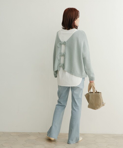 URBAN RESEARCH DOORS(アーバンリサーチドアーズ)の「コットンラウンドヘムチュニックTシャツ(その他・レディース・OFF・1)」の9枚目の写真