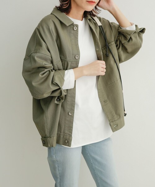 URBAN RESEARCH DOORS(アーバンリサーチドアーズ)の「コットンラウンドヘムチュニックTシャツ(その他・レディース・OFF・1)」の16枚目の写真