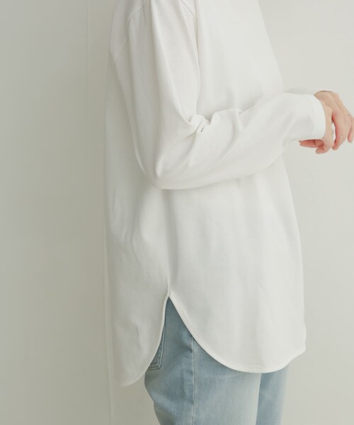 URBAN RESEARCH DOORS(アーバンリサーチドアーズ)の「コットンラウンドヘムチュニックTシャツ(その他・レディース・OFF・1)」の14枚目の写真
