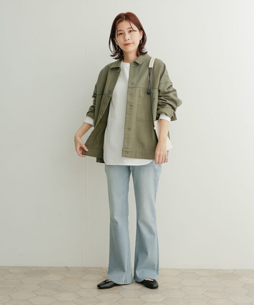 URBAN RESEARCH DOORS(アーバンリサーチドアーズ)の「コットンラウンドヘムチュニックTシャツ(その他・レディース・OFF・1)」の20枚目の写真