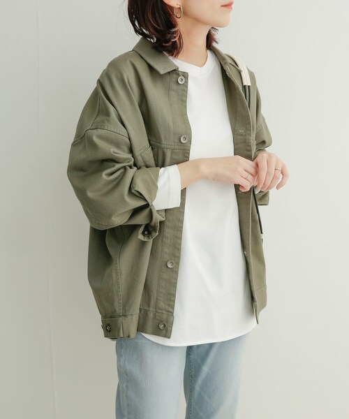 URBAN RESEARCH DOORS(アーバンリサーチドアーズ)の「コットンラウンドヘムチュニックTシャツ(その他・レディース・OFF・1)」の17枚目の写真