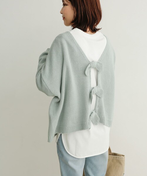 URBAN RESEARCH DOORS(アーバンリサーチドアーズ)の「コットンラウンドヘムチュニックTシャツ(その他・レディース・OFF・1)」の5枚目の写真