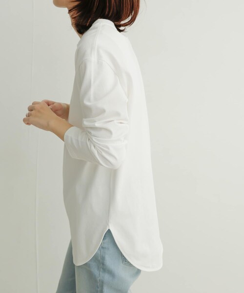URBAN RESEARCH DOORS(アーバンリサーチドアーズ)の「コットンラウンドヘムチュニックTシャツ(その他・レディース・OFF・1)」の11枚目の写真