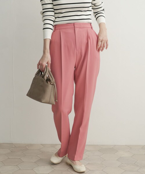 URBAN RESEARCH DOORS（アーバンリサーチドアーズ）の「カラーストレッチトラウザー（その他・レディース・GREEN/PINK/BLUE・0/1）」の16枚目の写真