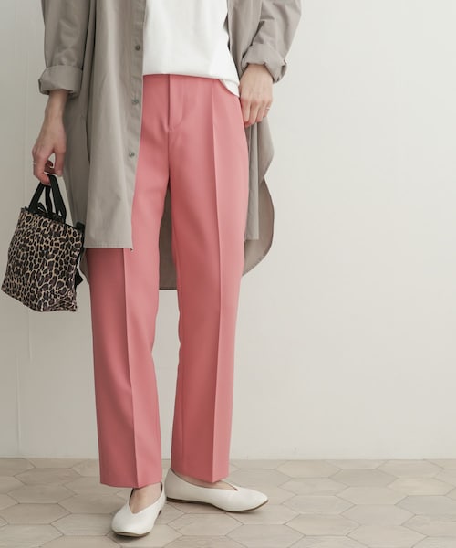 URBAN RESEARCH DOORS（アーバンリサーチドアーズ）の「カラーストレッチトラウザー（その他・レディース・GREEN/PINK/BLUE・0/1）」の7枚目の写真