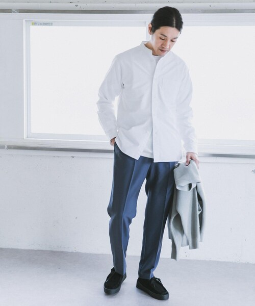 URBAN RESEARCH DOORS（アーバンリサーチドアーズ）の「オックスバンドカラーシャツ（その他・メンズ・White/Pink Gray/Blue/Charcoal・38/40）」の11枚目の写真