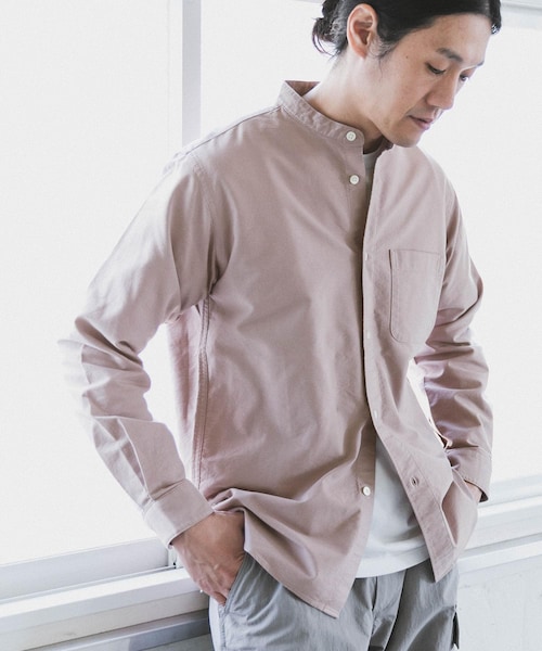 URBAN RESEARCH DOORS（アーバンリサーチドアーズ）の「オックスバンドカラーシャツ（その他・メンズ・White/Pink Gray/Blue/Charcoal・38/40）」の4枚目の写真