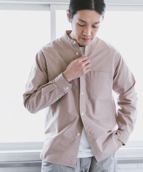 URBAN RESEARCH DOORS（アーバンリサーチドアーズ）の「オックスバンドカラーシャツ（その他・メンズ・White/Pink Gray/Blue/Charcoal・38/40）」の15枚目の写真