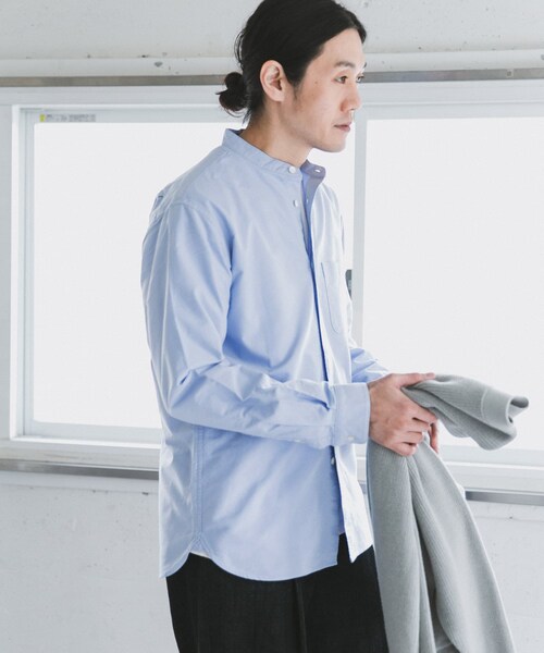 URBAN RESEARCH DOORS（アーバンリサーチドアーズ）の「オックスバンドカラーシャツ（その他・メンズ・White/Pink Gray/Blue/Charcoal・38/40）」の22枚目の写真