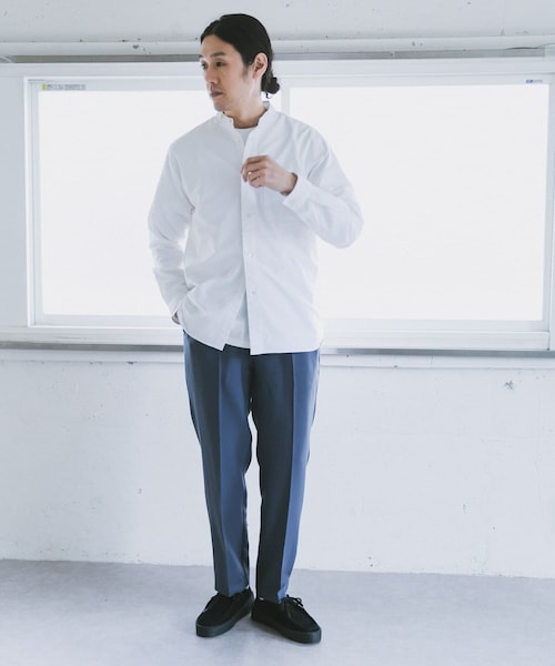 URBAN RESEARCH DOORS（アーバンリサーチドアーズ）の「オックスバンドカラーシャツ（その他・メンズ・White/Pink Gray/Blue/Charcoal・38/40）」の10枚目の写真